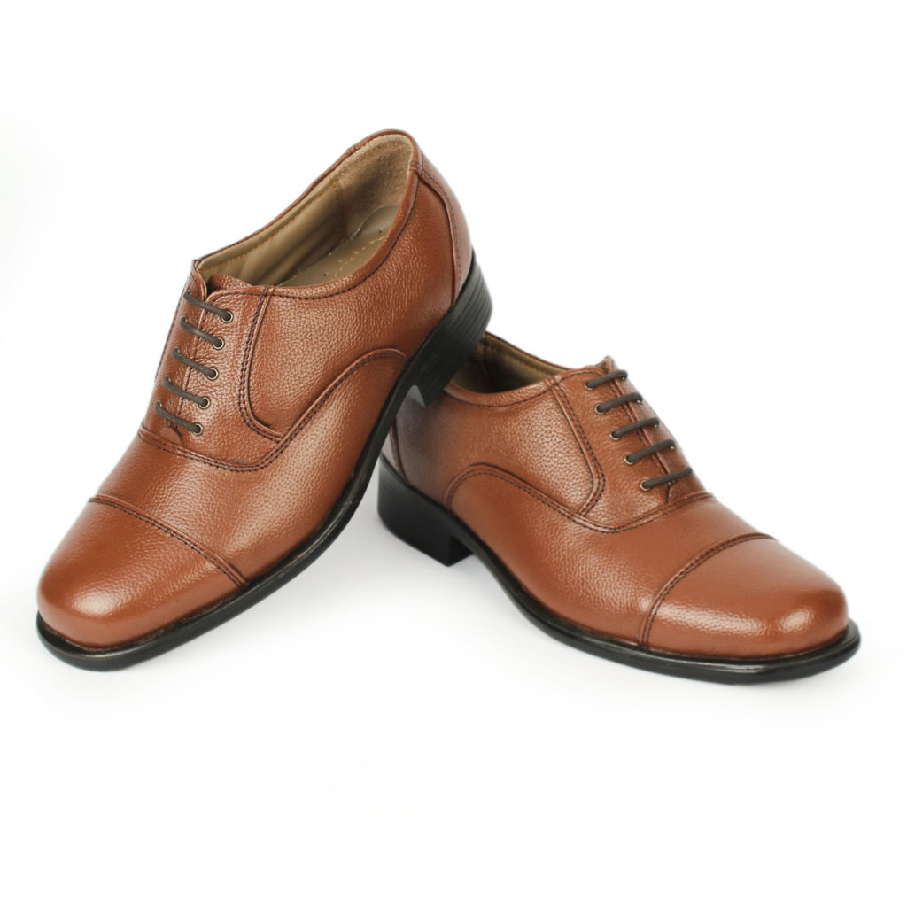 Brown Oxford Shoes For Men 100 Real Leather Horex 4324