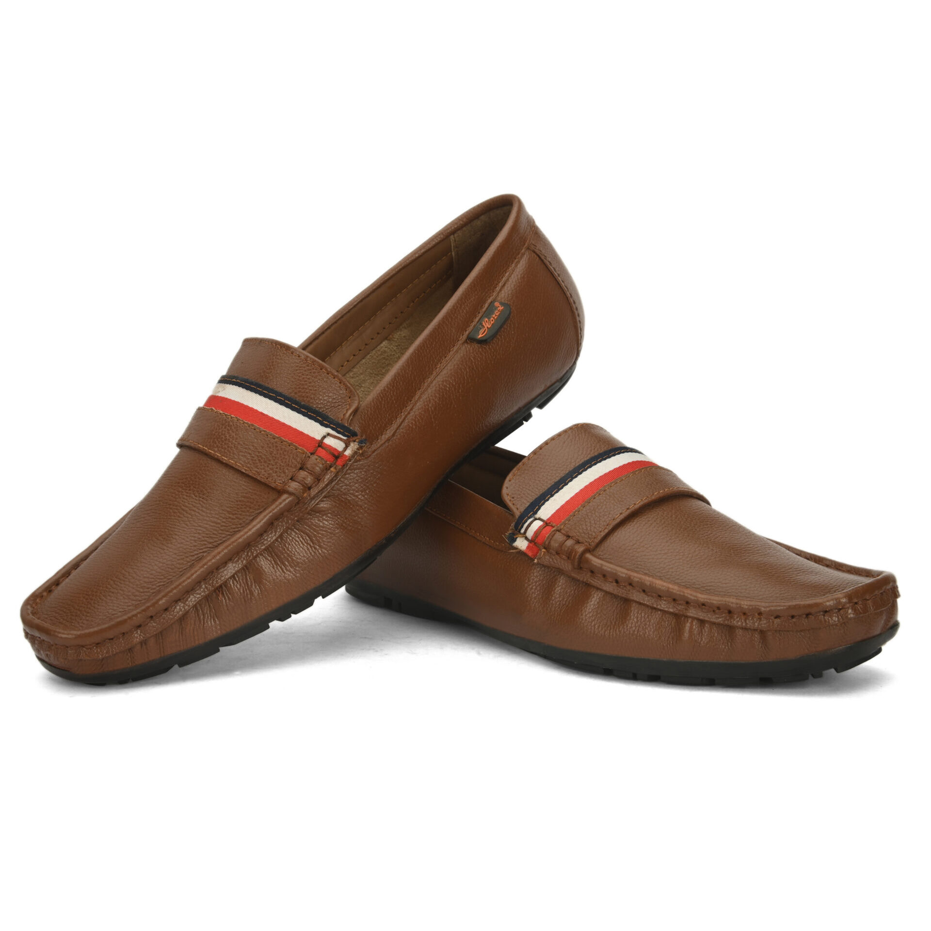 Tan Colour Loafers For Men, Made In 100% Real Leather | Horex®